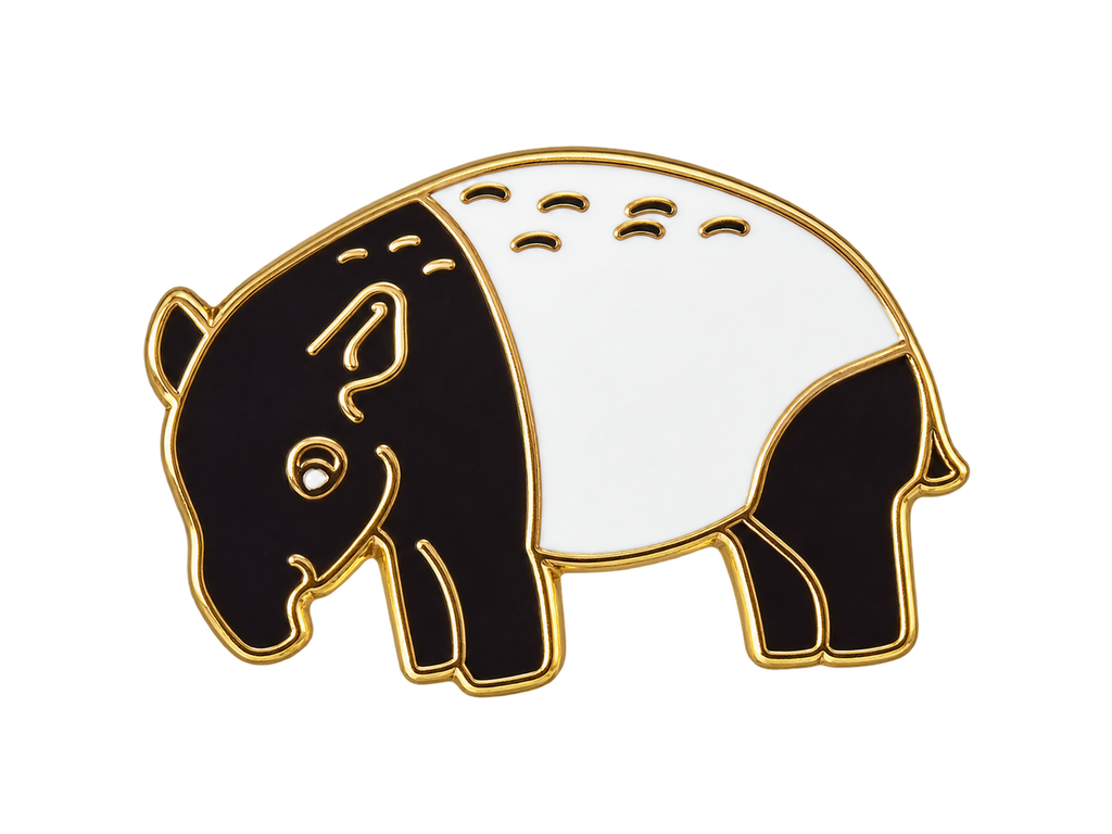 Tapir Pin (Gold)