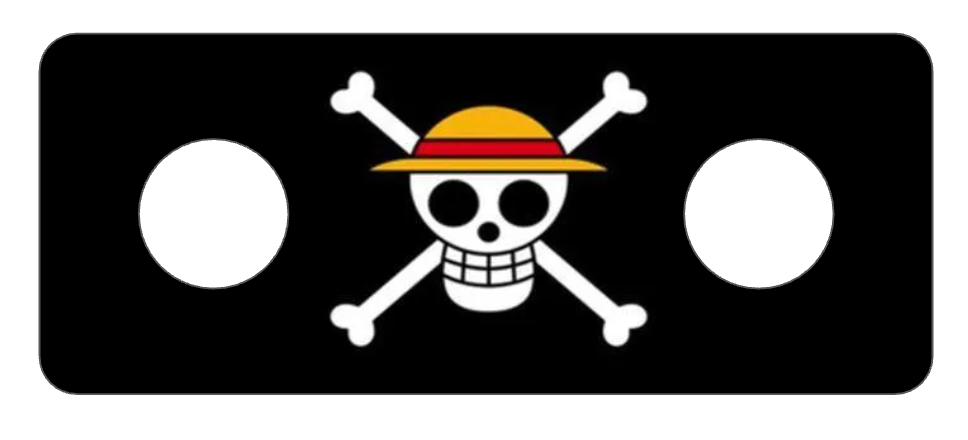1.5" Straw Hat Pirate