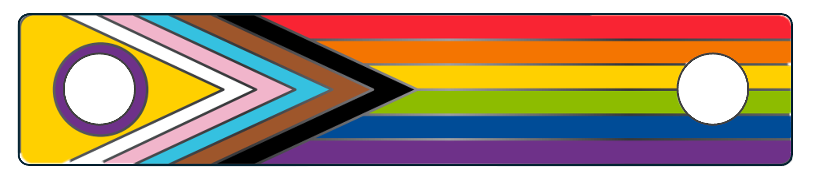 3" Progress Pride Flag (Ship ~3/21)