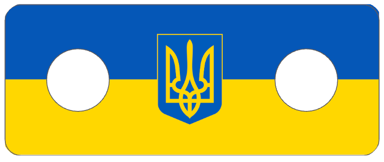 1.5" Ukraine Flag