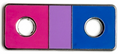 1.5" Bi Pride Flag