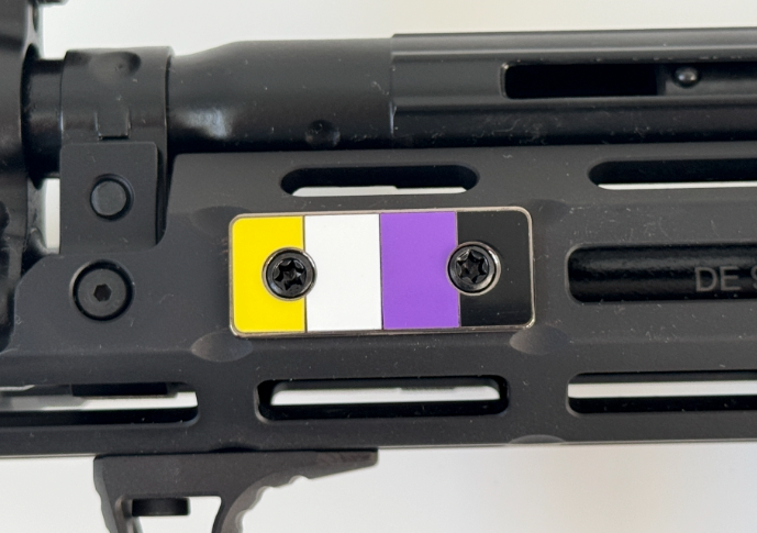 1.5" Non-Binary Pride Flag