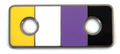 1.5" Non-Binary Pride Flag
