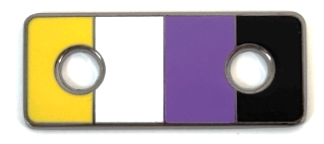 1.5" Non-Binary Pride Flag