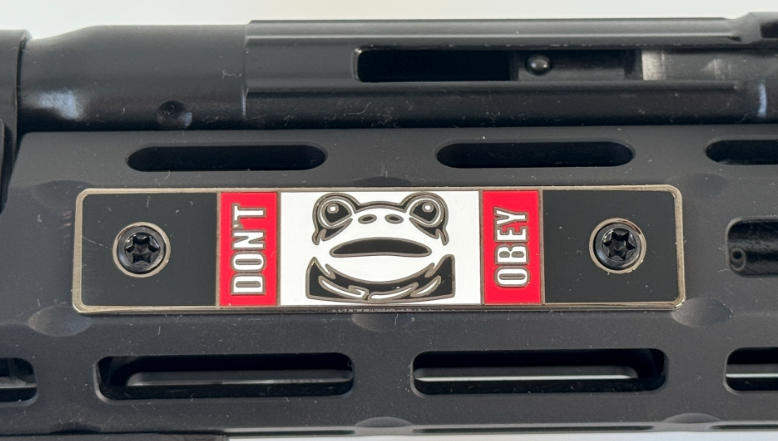 3" Don't Obey Frog
