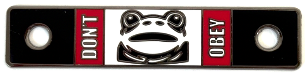 3" Don't Obey Frog