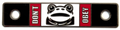 3" Don't Obey Frog