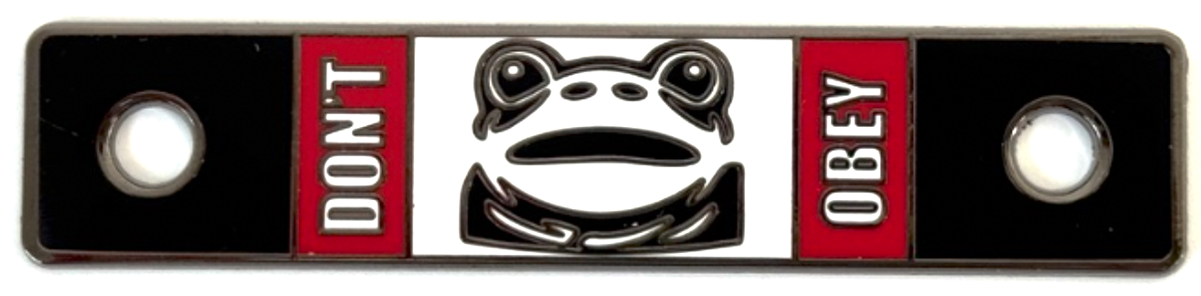 3" Don't Obey Frog