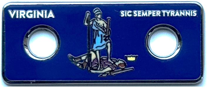 1.5" Virginia State Seal (TYRANNIS)