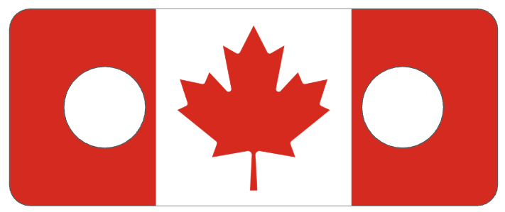 1.5" Canada Flag