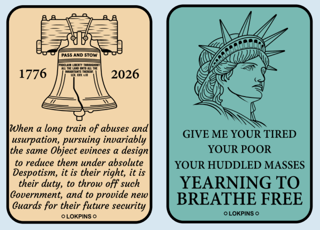 USA 250th 2X Patches
