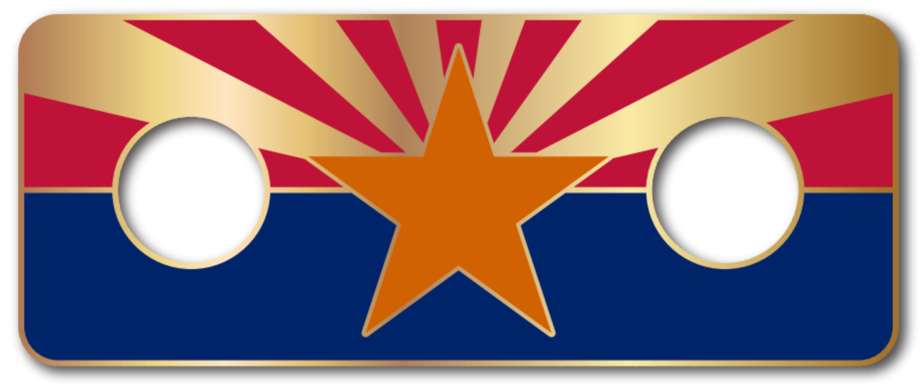 1.5" Arizona Flag