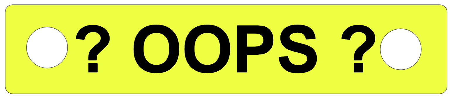 3" Mystery Oops pin