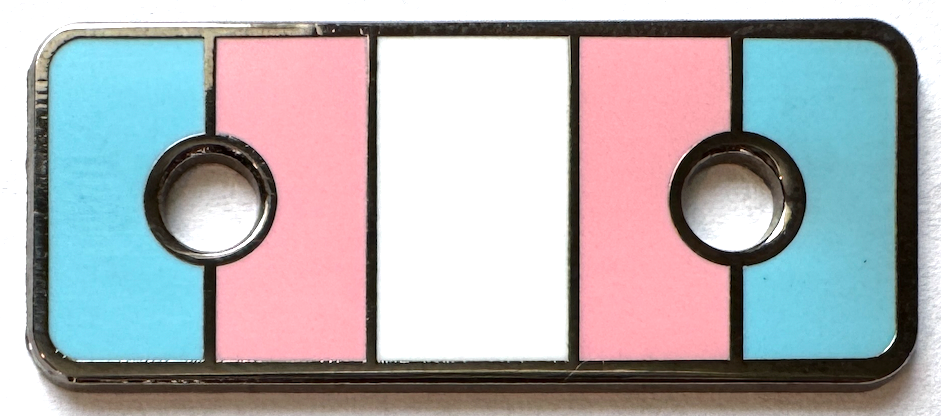 1.5" Trans Pride Flag