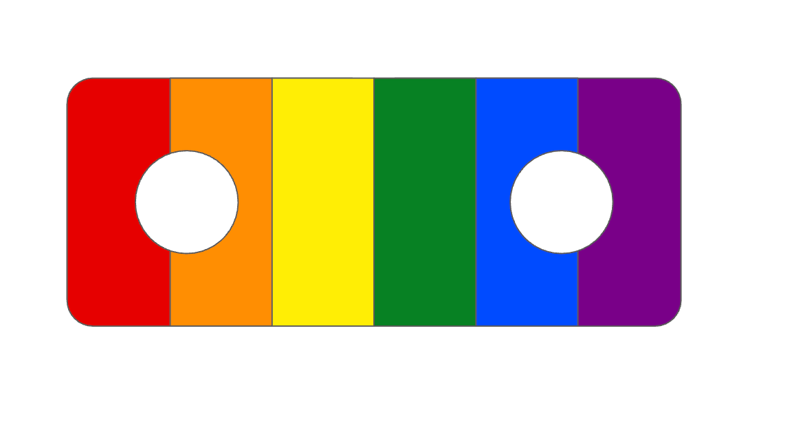 1.5" Classic Pride Flag