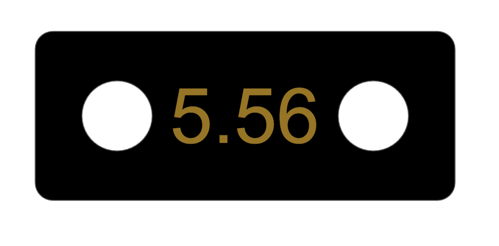 1.5" 5.56 Caliber