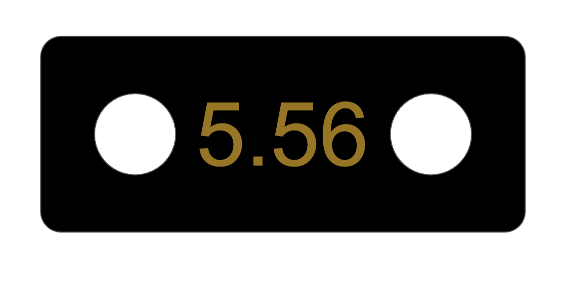 1.5" 5.56 Caliber (Ship ~3/4)