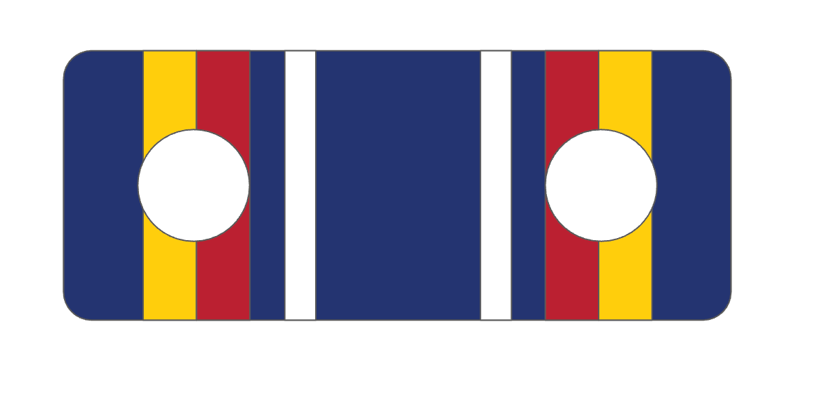 1.5" US Military GWOT Ribbon (Ship ~3/28)